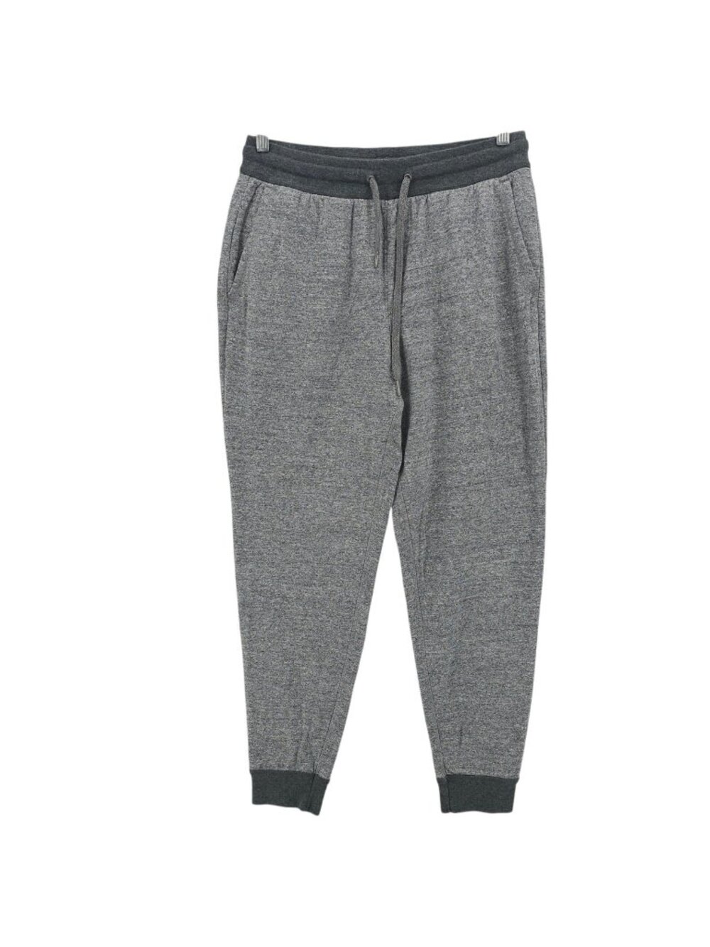 FAHERTY Double Knit Heather Gray Sweatpants Jogger Organic Cotton Men's LARGE